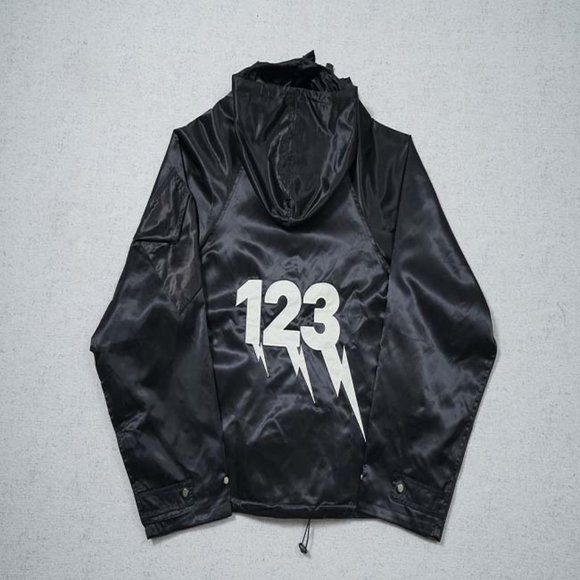 RIVINGTON ROI REBIS Alphabet Lightning Black Jacket - Picture 10 of 16
